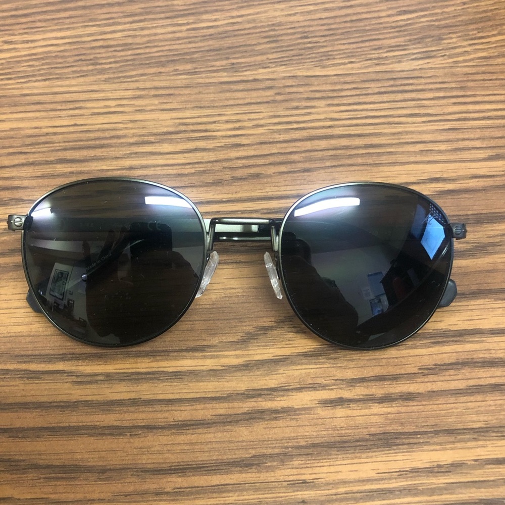 Kenneth Cole matte green metal sunglasses